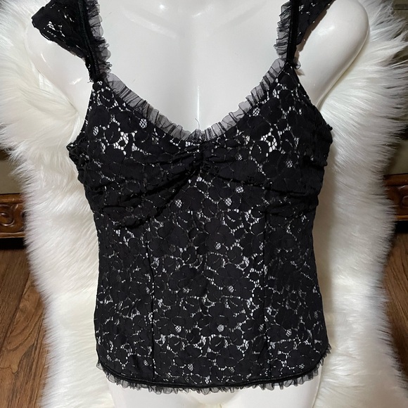 I.n.c. International 
Cap Sleeve Lace Crop Top - Picture 3 of 10